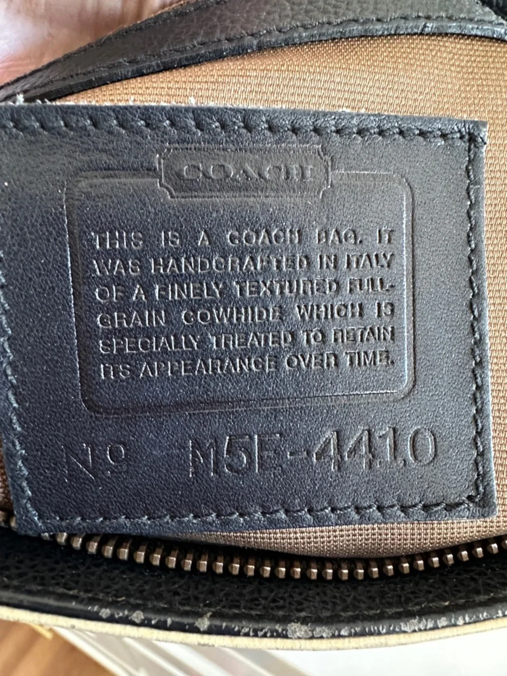Vintage COACH Leather Sutton Satchel Madison Collection Made in Italy 4410 - Picture 10 of 16